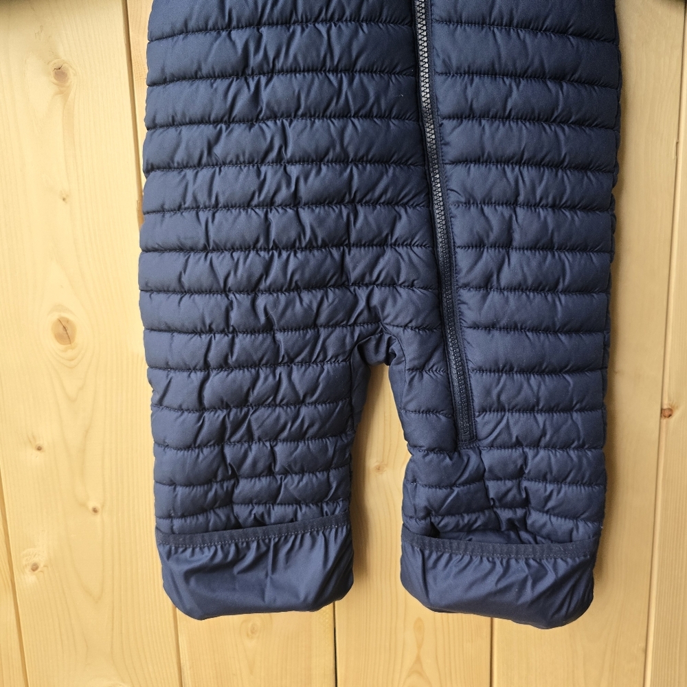 Columbia Baby Reversable One Piece Snow Suit Green Blue Infant - Picture 9 of 11